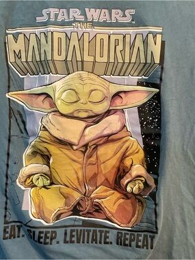 Star Wars Teal Graphic Tee-Medium A+++